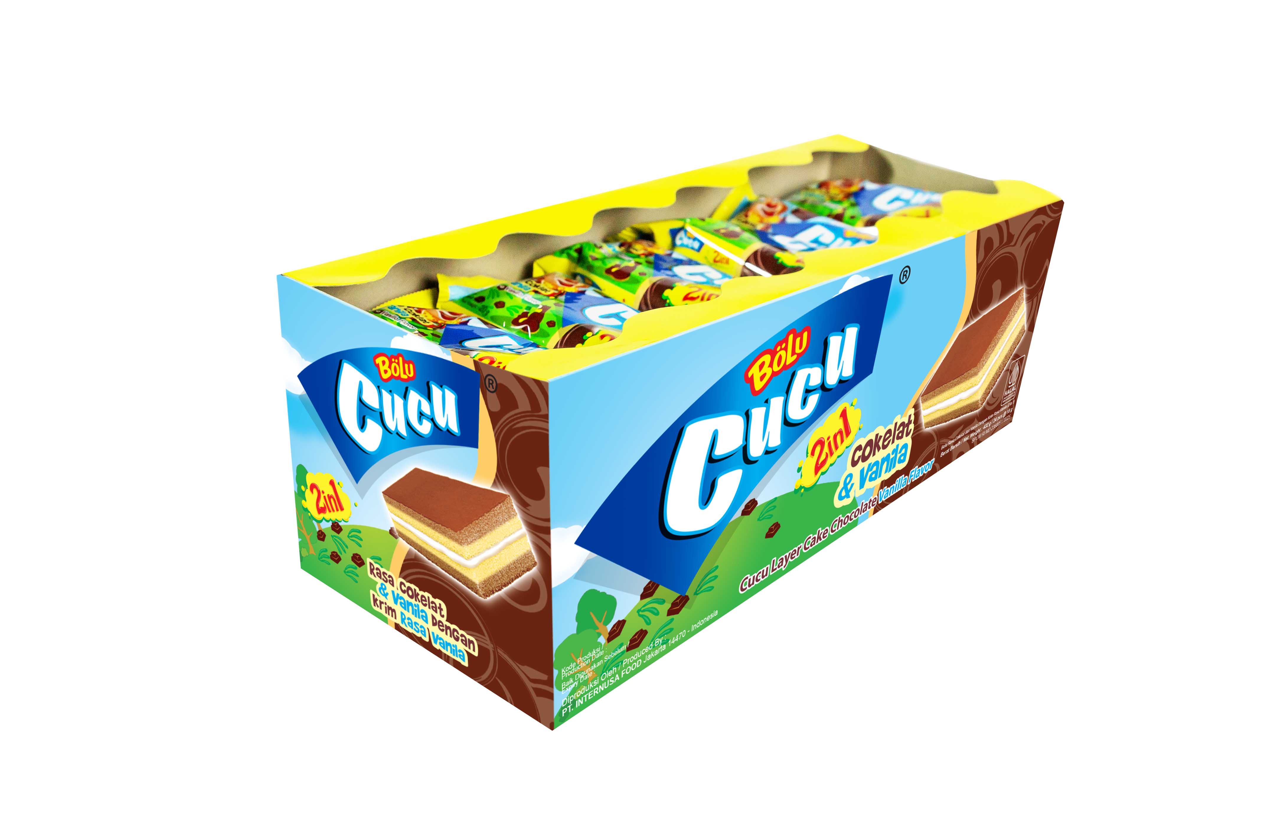 Why settle for one when you can have a combination of two delicious flavours? Cucu 2-in-1 Layer Cake provides you just that. Try the unique union of Strawberry & Pandan or Chocolate & Vanilla for a layered delicacy which will never fail to make your day. Layer by layer or a mouthful at a time, no matter how you choose to eat it, its fluffy texture and smooth creamy filling will instantly melt in your mouth.